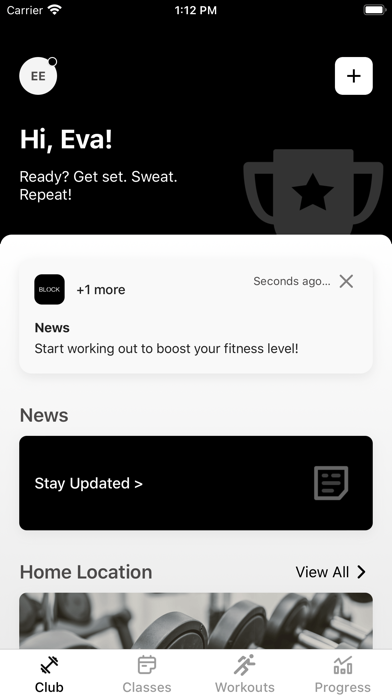 BLOCK Gym Screenshot