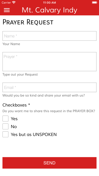 Mt Calvary Church Indianapolis Screenshot