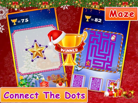 Santa Claus-Christmas Puzzles iPad screenshot