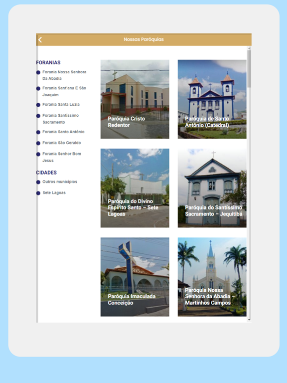 Screenshot #6 pour Diocese de Sete Lagoas