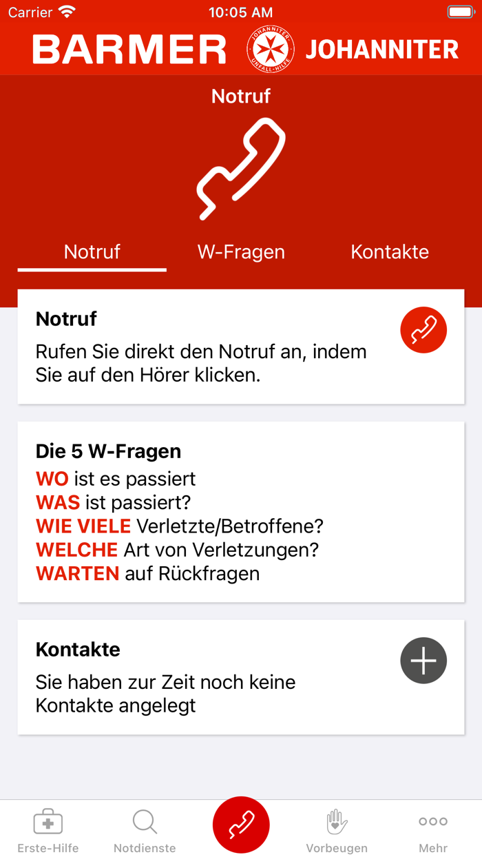 Kindernotfall-App