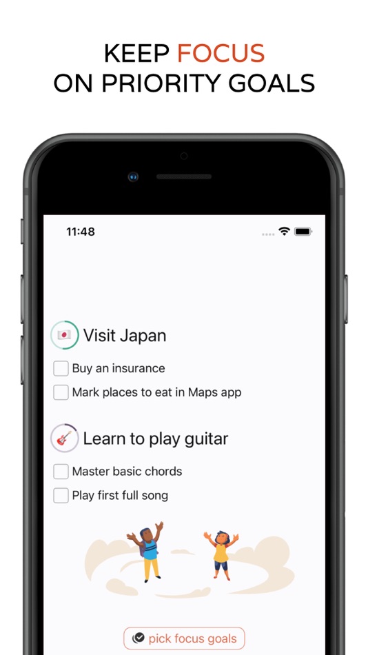 #5. Goal Tracker – Ambitionist (iOS) By: Maxim Novoseltsev