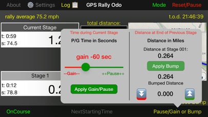 Screenshot #3 pour GPS Rally Odometer
