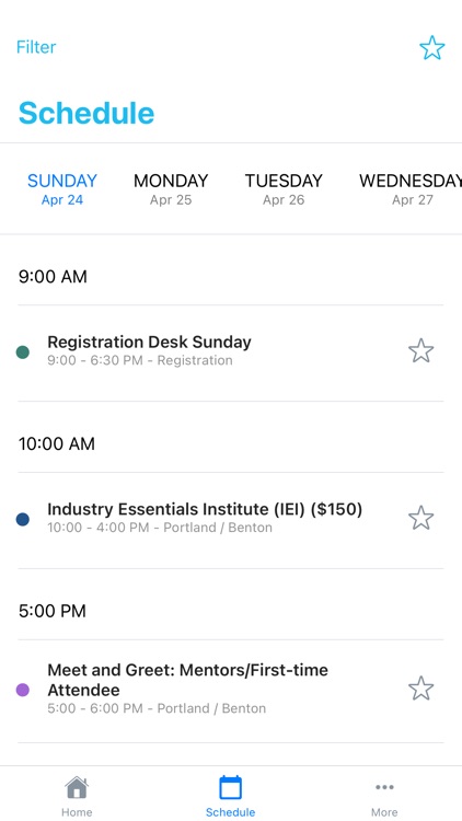 NACCU Events App