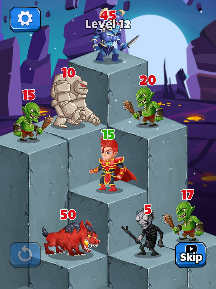Hero Stack Tower Wars