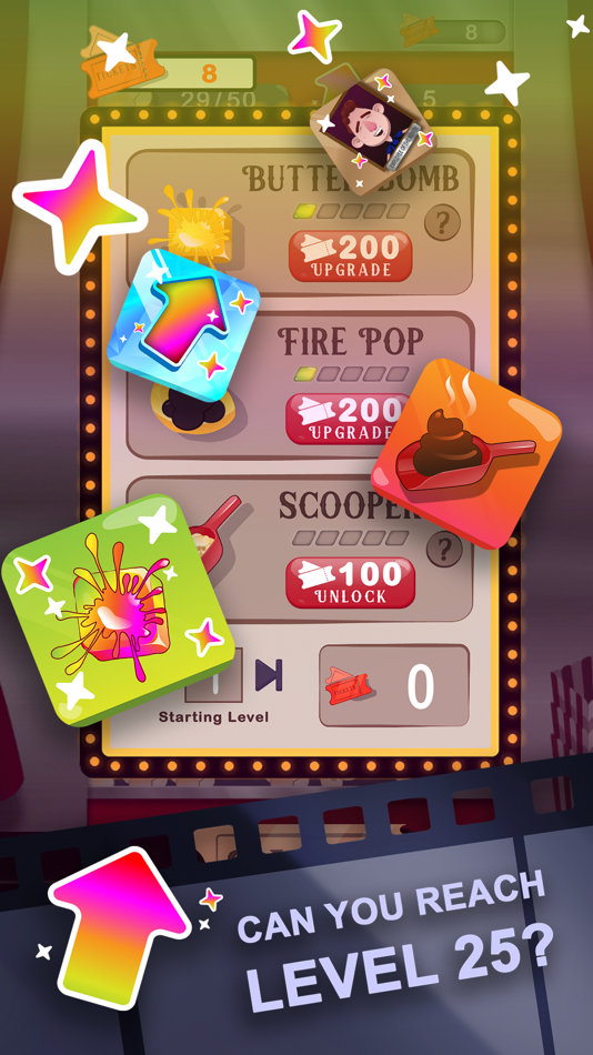 #6. Popcorn Invasion: Tapping Game (iOS) 由: Steven Baronti