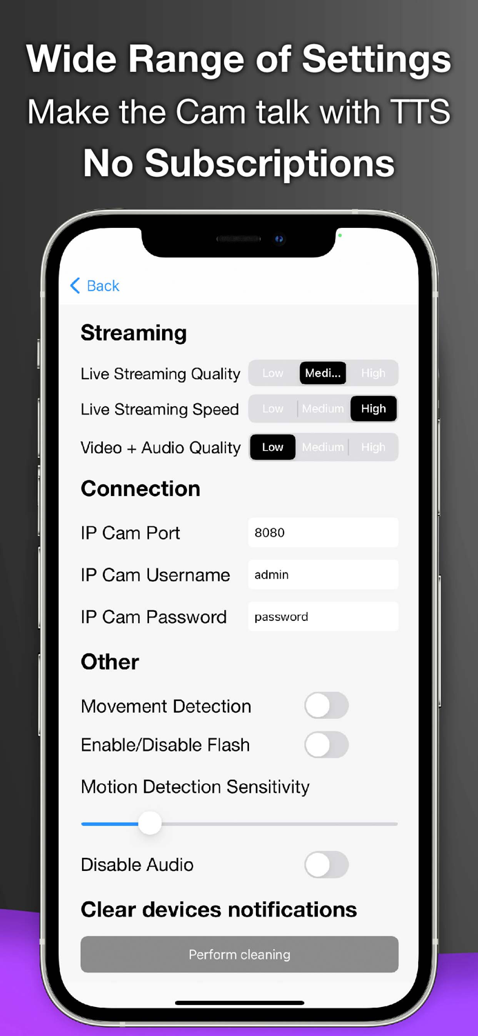 Phone IP Camera Life Surveil