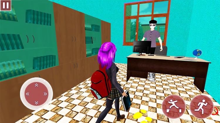 Anime School Girl Life 3d Game screenshot-3