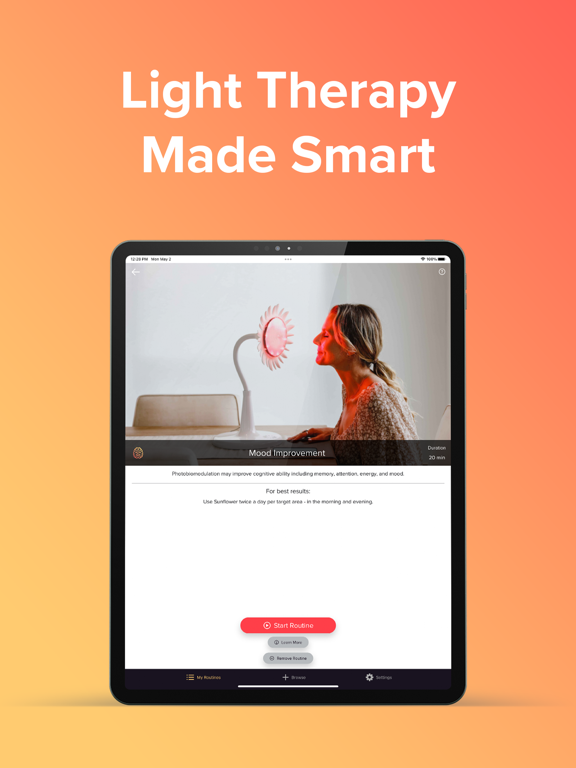 Sunflower by JustLight iPad screenshot 1 - Lifestyle app