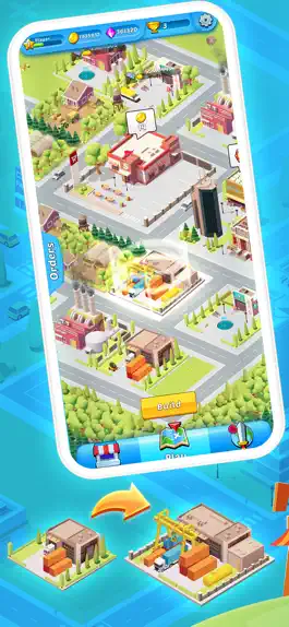 Game screenshot Merge Delivery - Build A City apk