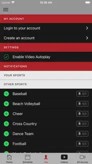 ouaz athletics iphone screenshot 3
