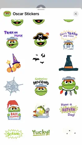 Game screenshot Oscar the Grouch Stickers apk