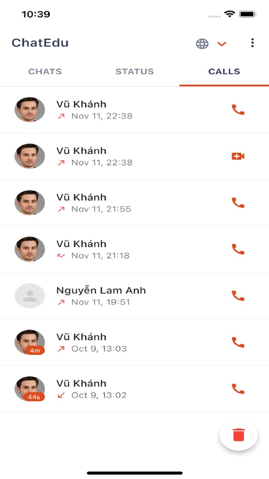 #4. ChatEdu (iOS) 由: Luong Hoang Dang Khoa