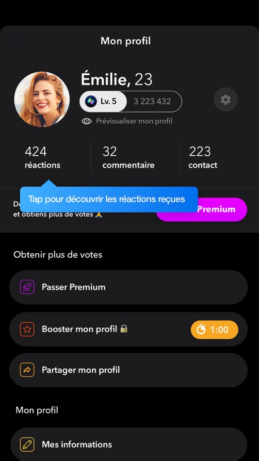#4. RANK Dating App (iOS) 由: Agence Cinquante5