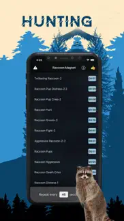 raccoon magnet–raccoon sounds iphone screenshot 2
