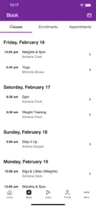 The Fitness Studio NP screenshot #2 for iPhone