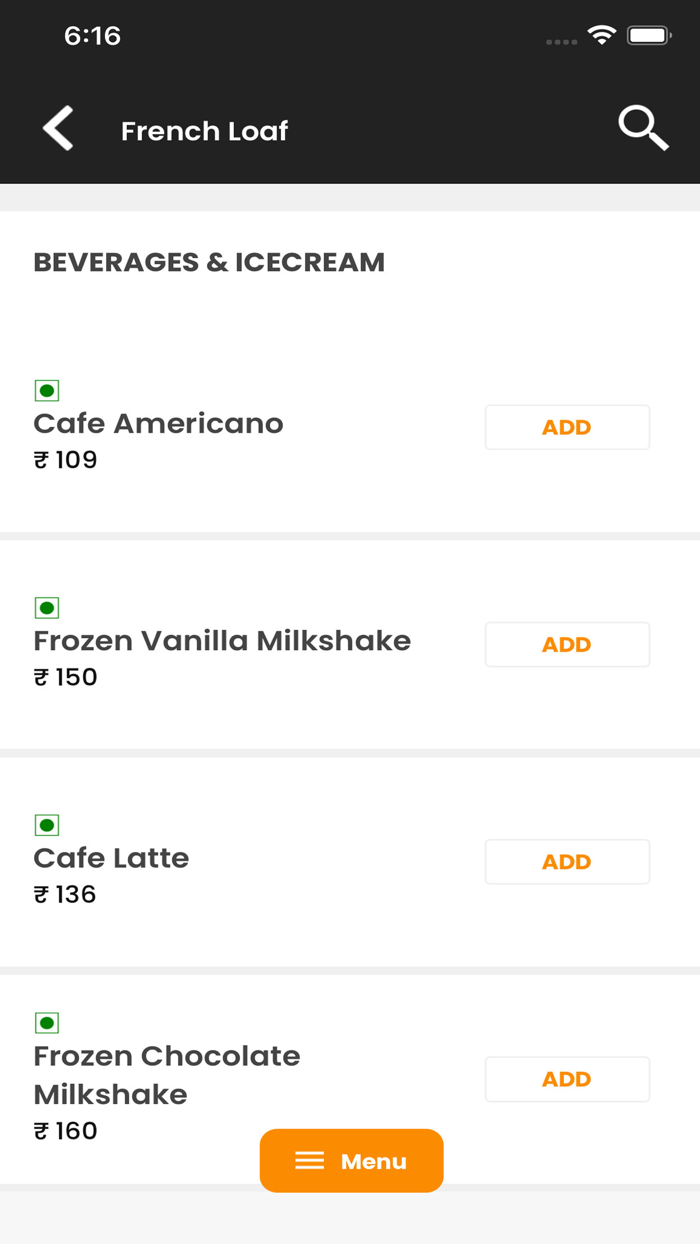 Central Kitchen Ordering App
