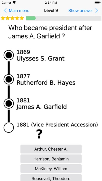 OneMileNorth POTUS Quiz screenshot-5