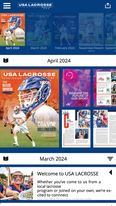 US Lacrosse Publications Screenshot