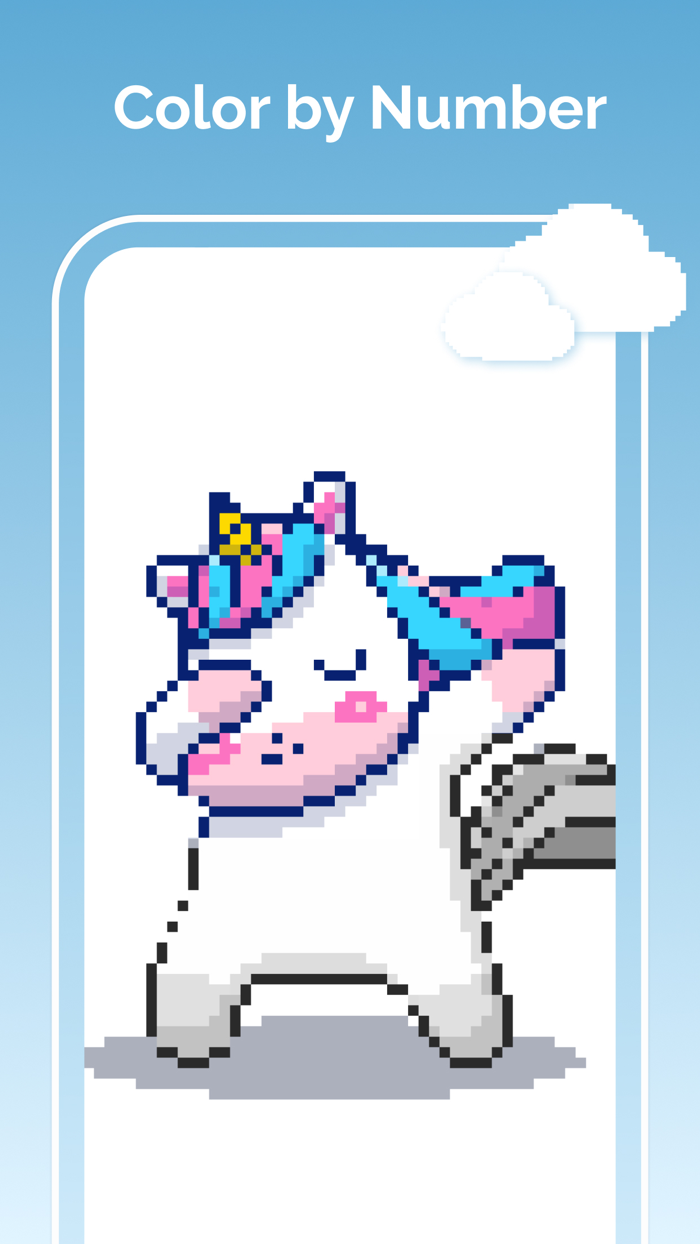 Pixel Art Coloring by numbers