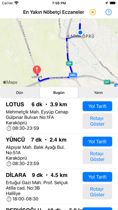 Nöbetçi Eczane + Screenshot