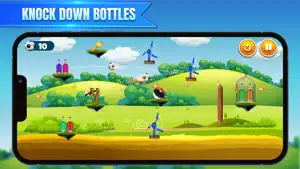 Bottle Shooter Sling Shot Game screenshot 1