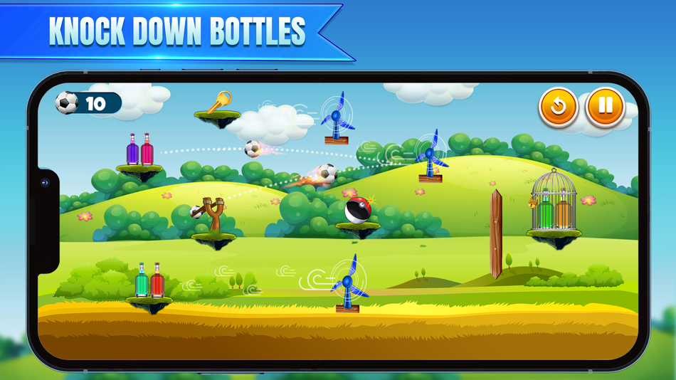 #1. Bottle Shooter Sling Shot Game (iOS) 게시자: MOBILIX SOLUTIONS PRIVATE LIMITED