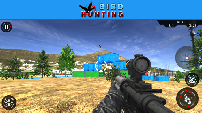 Flying Birds Hunting Game 3D