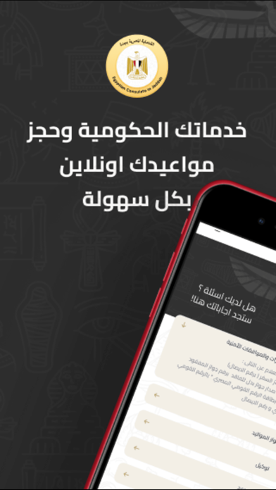 القنصلية المصرية بجدة Screenshot