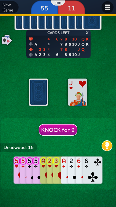 Gin Rummy - Classic Cards Game Screenshot