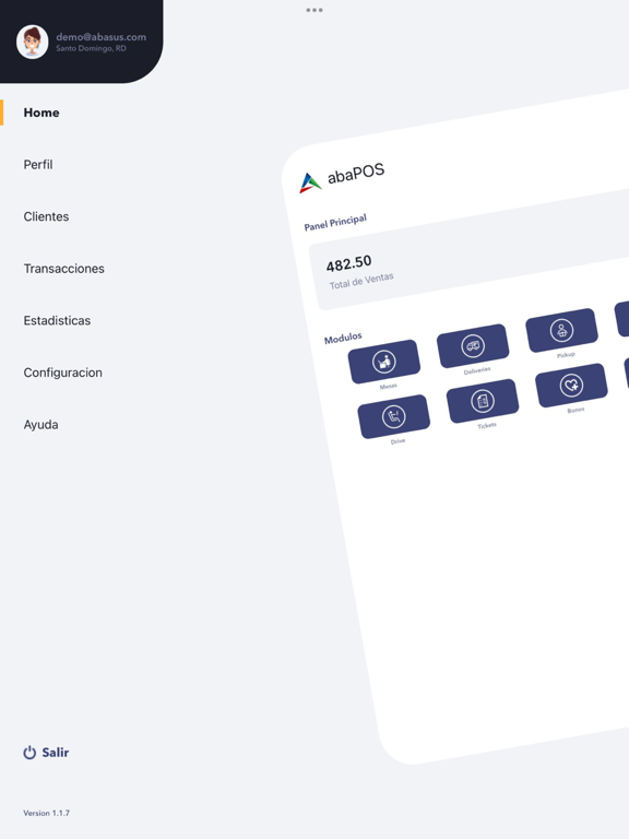 abaPOS iPad screenshot 4 - Business app