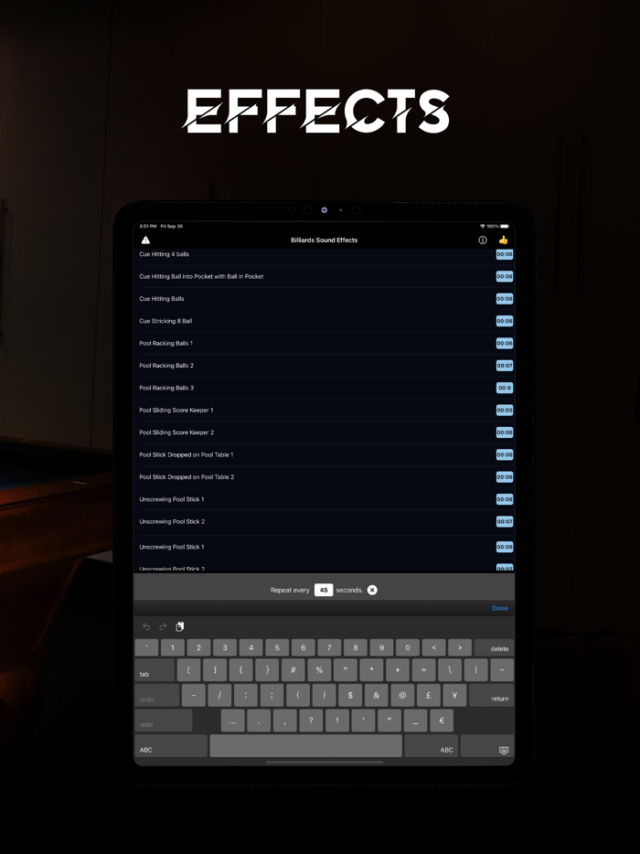 Billiards Sound Effects