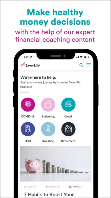 SaverLife: Accelerate Savings Screenshot