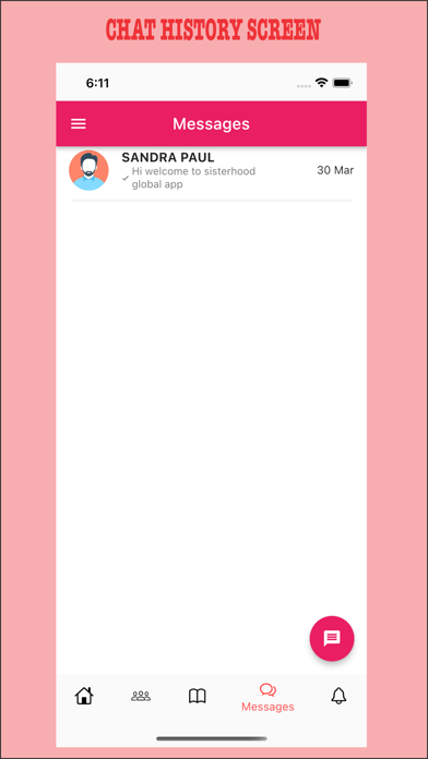 Sisterhood Global App Screenshot