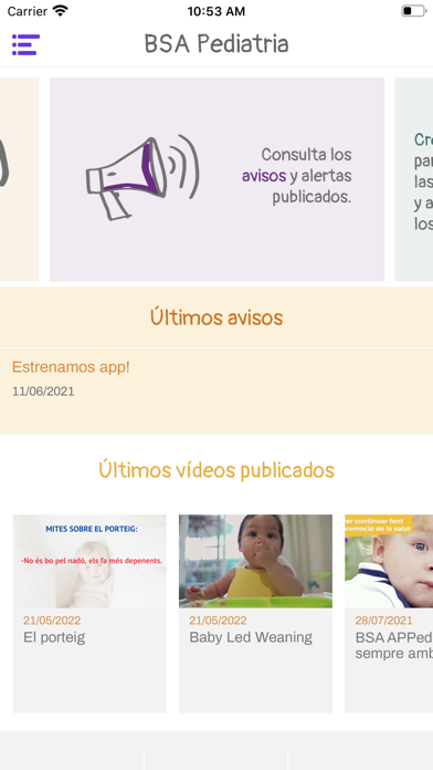 BSA APPediatria ESP Screenshot
