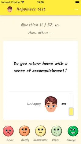 Game screenshot Happiness Test. apk