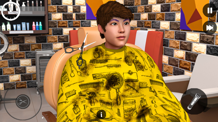 Barber Shop Hair Dresser Game