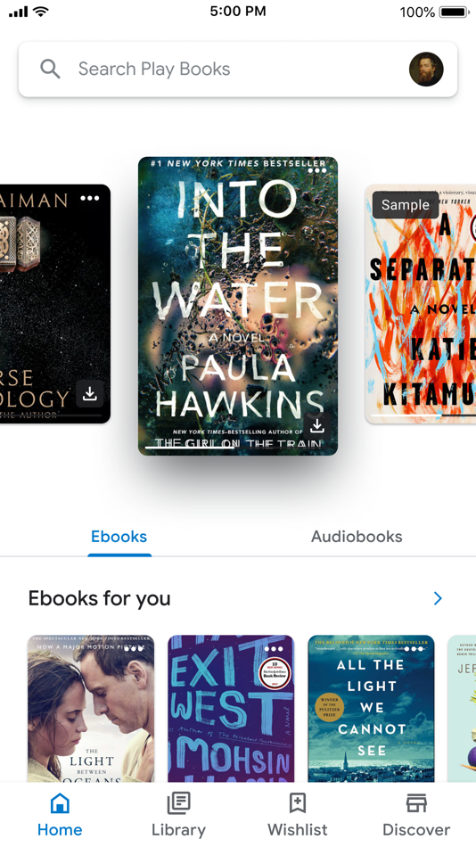 Google Play Books & Audiobooks - 6.6.0 - (iOS)
