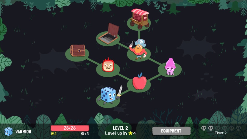 #5. Dicey Dungeons (iOS) Podle: Distractionware Limited