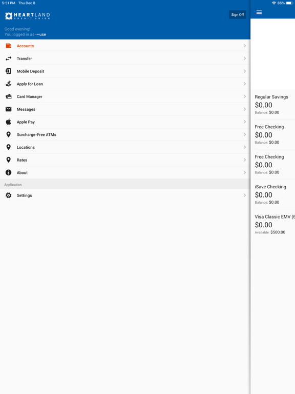 Screenshot #5 pour Heartland CU Mobile MN