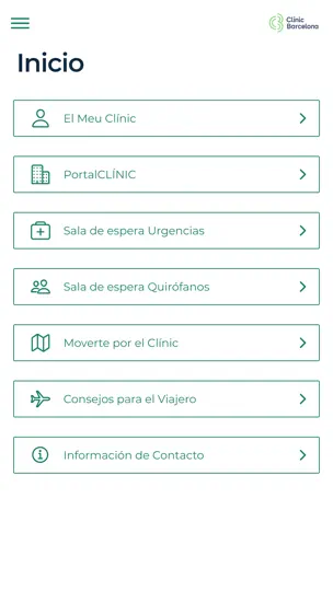 Captura de pantalla de Hospital Clínic Barcelona en iPhone 1