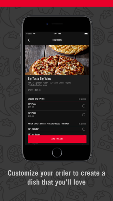Pizza Delight Canada Screenshot