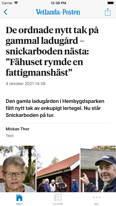 Screenshot #3 pour Vetlanda-Posten Nyhetsapp