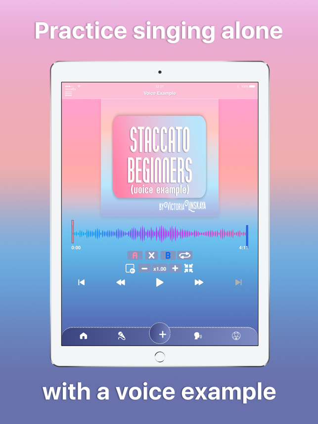 ‎VocalEx-Vocal Exercises Capture d'écran