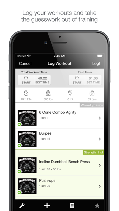 Pro Push Fitness Screenshot