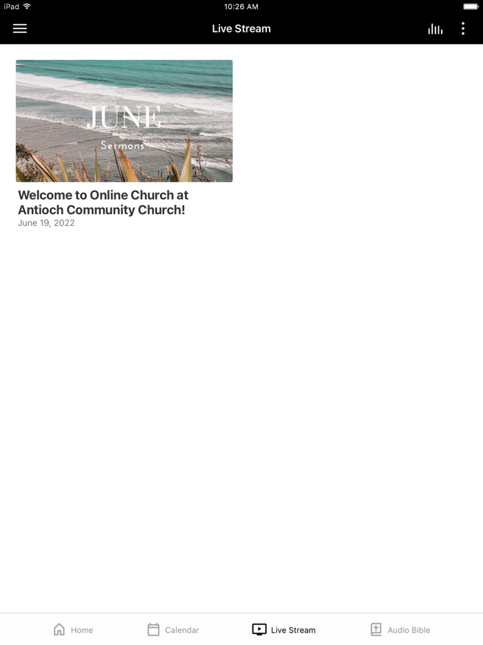 Antioch Community Church  MS