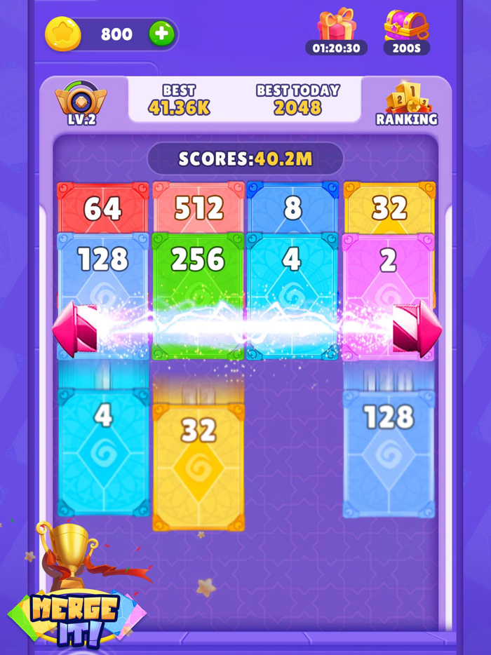 Merge it-2048 Puzzle Game