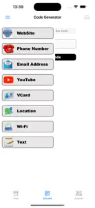 QRCodeGen+ screenshot #2 for iPhone