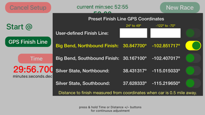 Screenshot #3 pour Open Road Race Timer