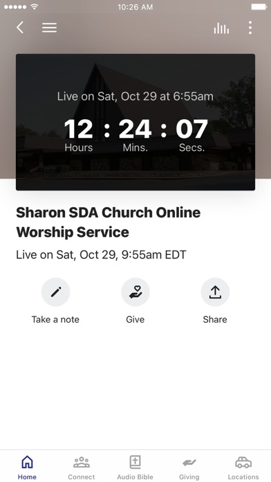 Sharon SDA Church Screenshot